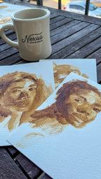 Coffee Portraits Workshop with Local Artist